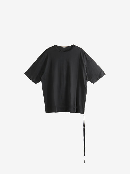 Black T-shirt, front view