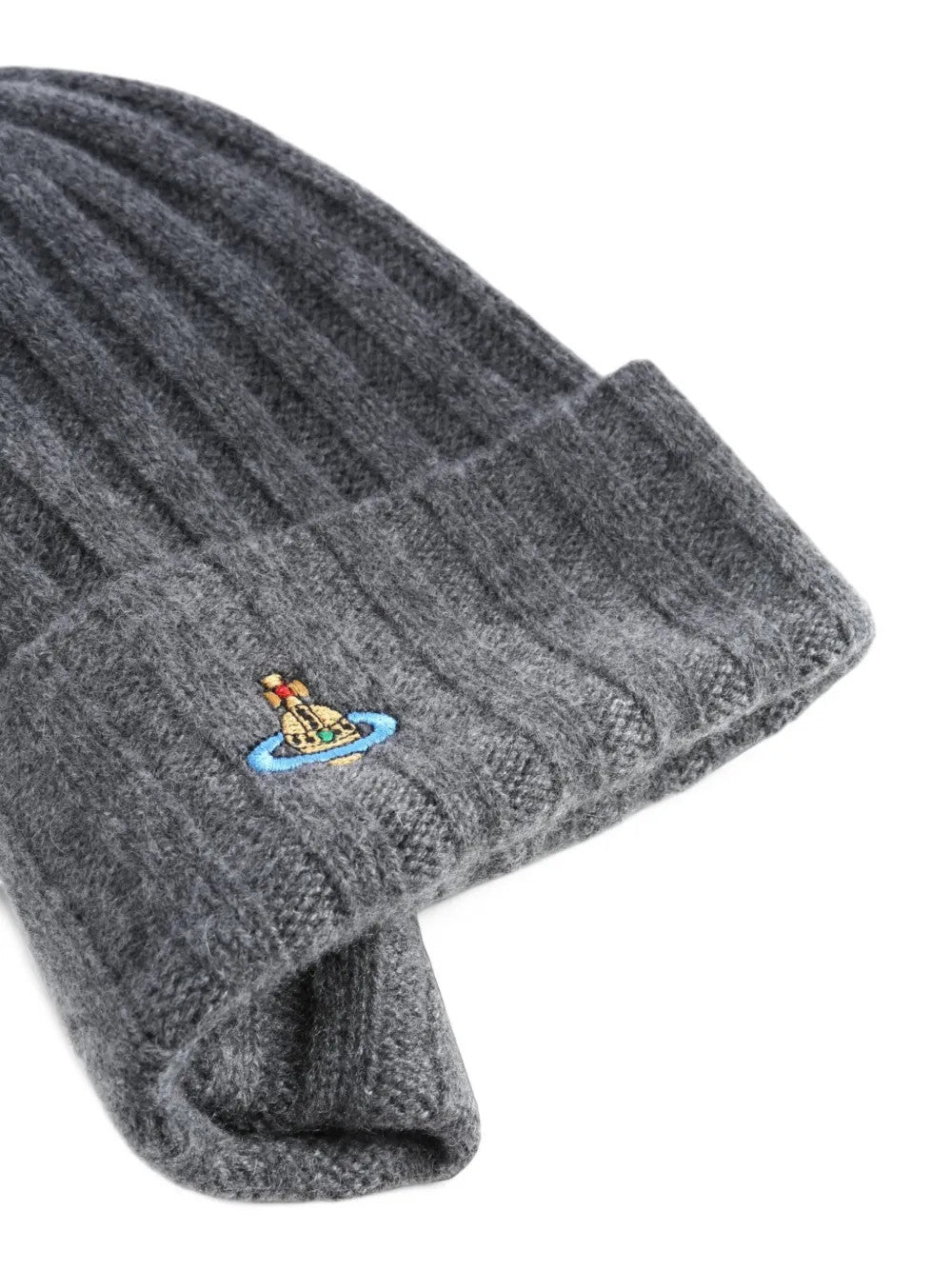 Close up of Grey hat, showing detail