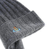 Close up of Grey hat, showing detail