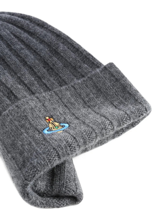 Close up of Grey hat, showing detail