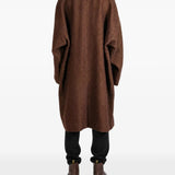 Brown jacket, full body view