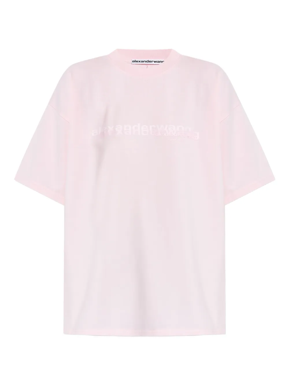 Pink t-shirt, front view