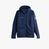 Navy jacket, front view