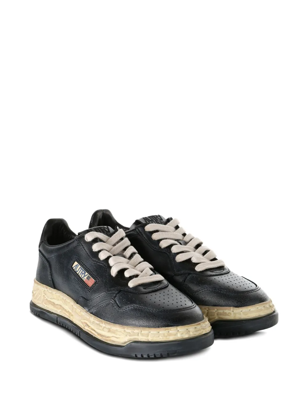 Black shoes, side view