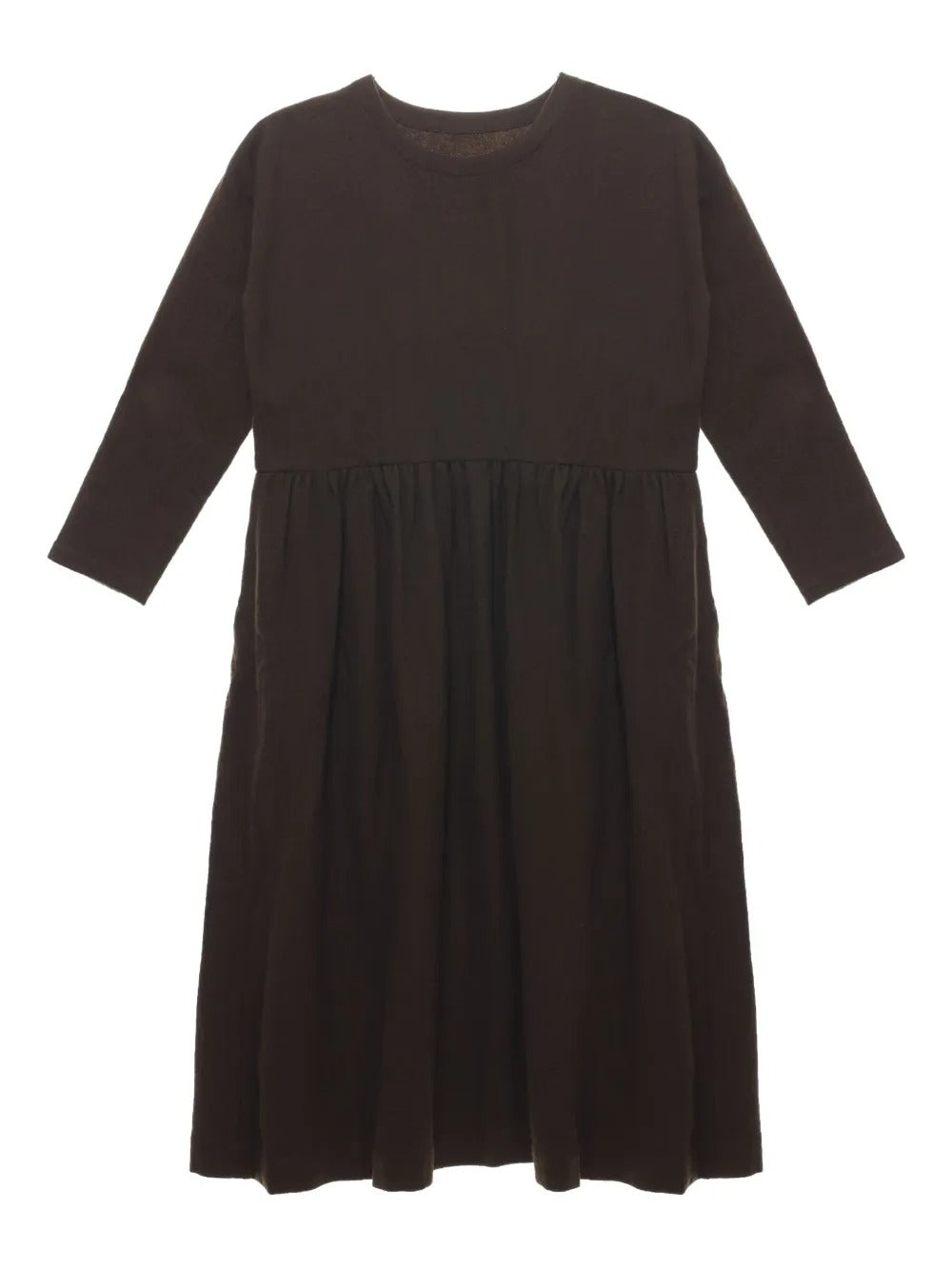 Brown dress, front view