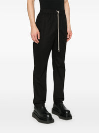 RICK OWENS - Men Cotton Drawstring Slim Long Pants