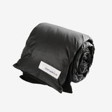 Black scarf, back view