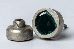 PARTS OF FOUR Stud Earring (0.2 CT, Blue Diamond Slab, DA+BDIA)