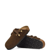 Brown sandals, front view