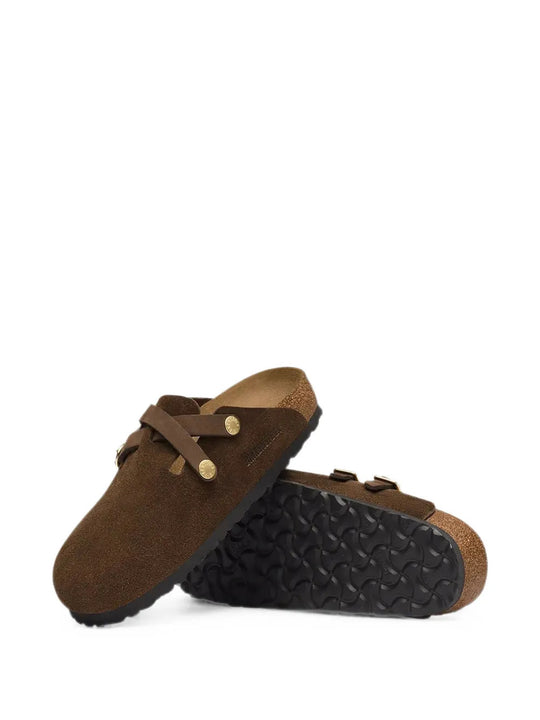 Brown sandals, front view