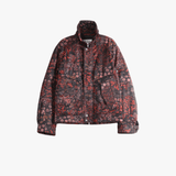 Burgundy jacket, front view