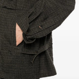 ZIGGY CHEN - Men Side Tab Spraead Collar Shirt