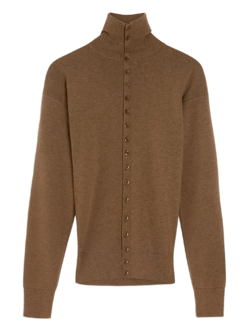 Brown knitwear, front view
