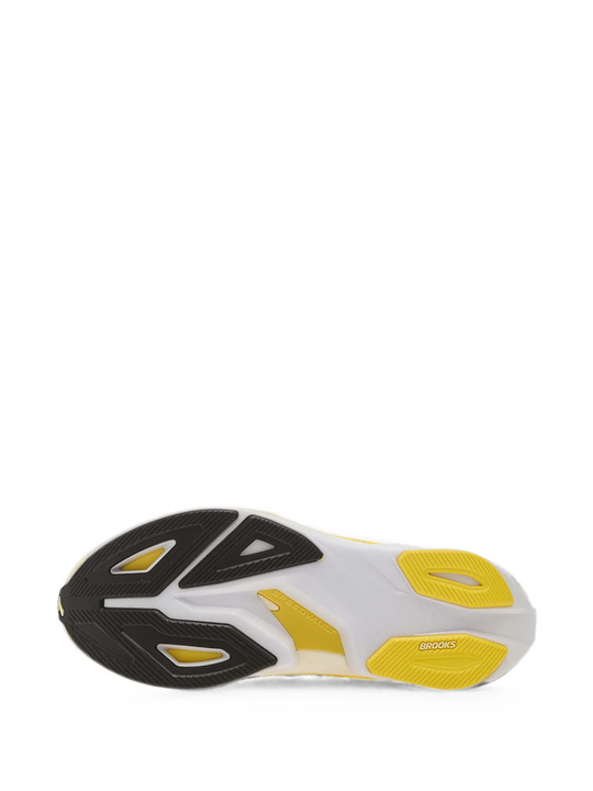 Close up of Yellow shoes, showing detail