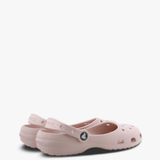 Pink shoes, side view