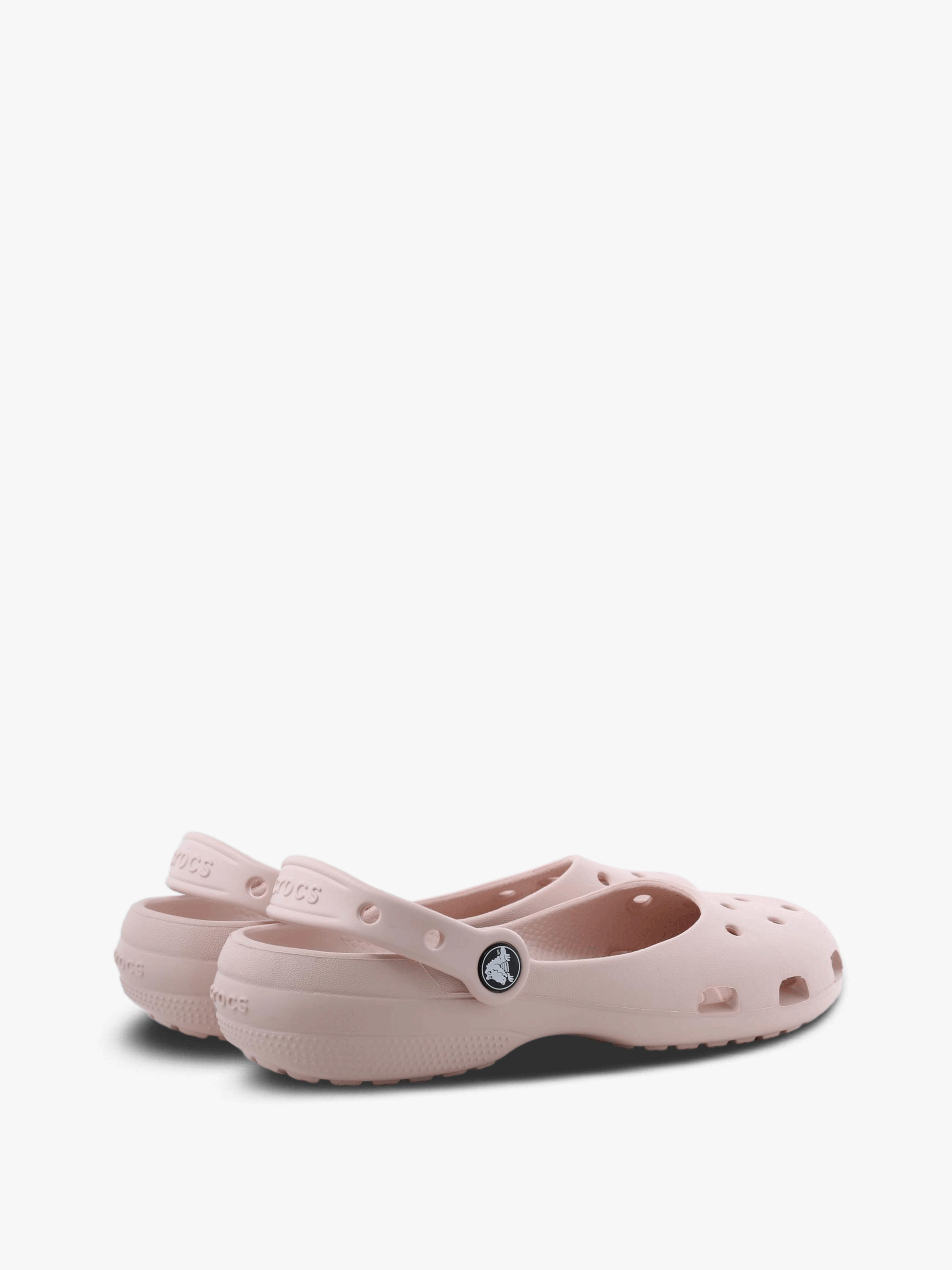 Pink shoes, side view