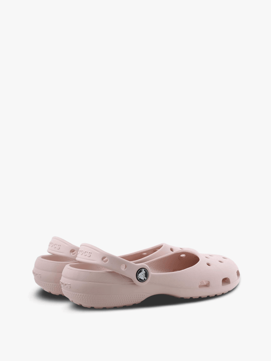 Pink shoes, side view