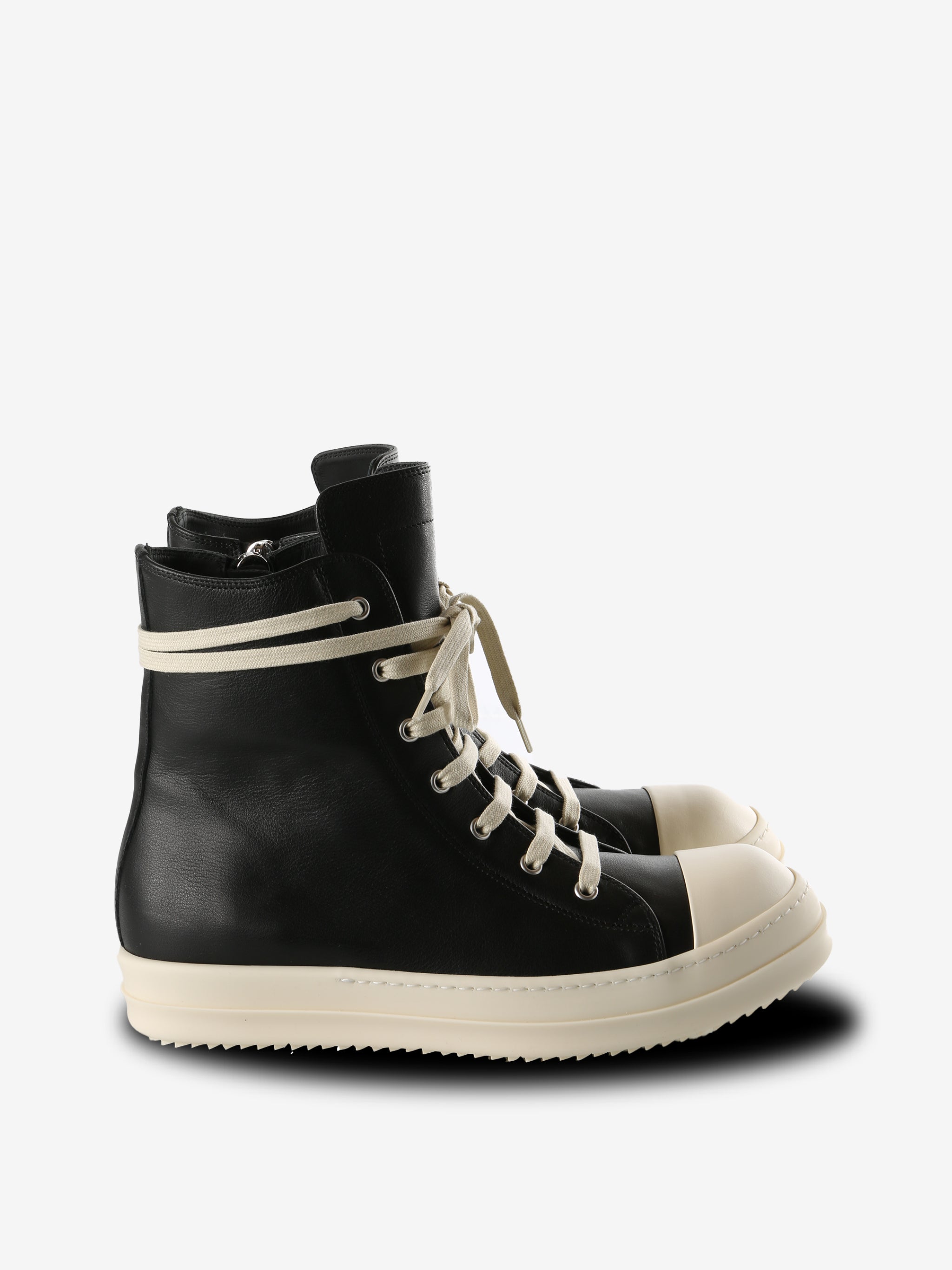 Black sneakers, front view