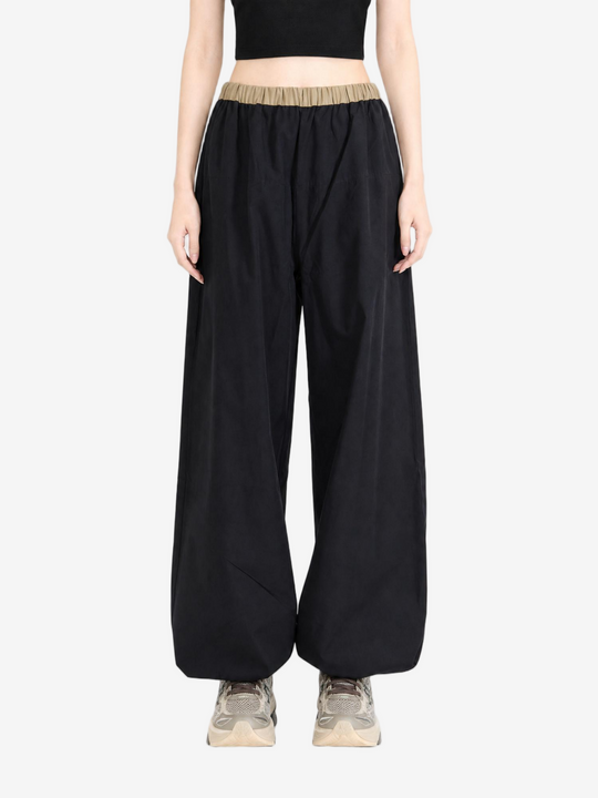 Black pants, full body view