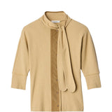 Tan shirt, front view