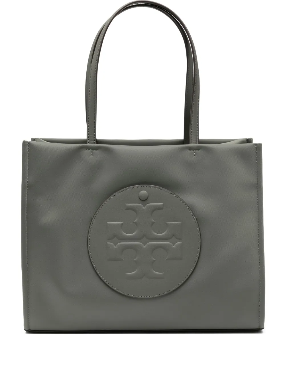 grey bag, front view
