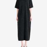 Black dress, full body view