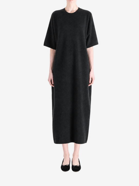 Black dress, full body view