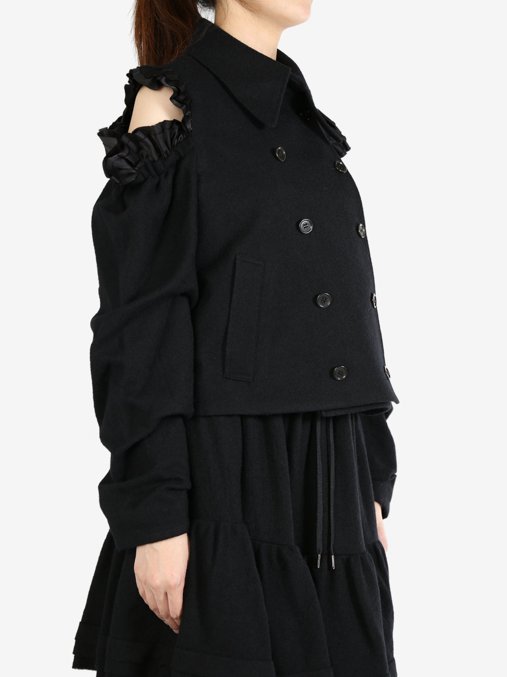 COMME DES GARCONS NOIR - Women Wrinkle Jacket