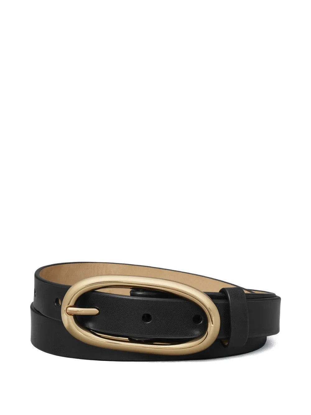 Black accessories, front view