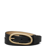Black accessories, front view