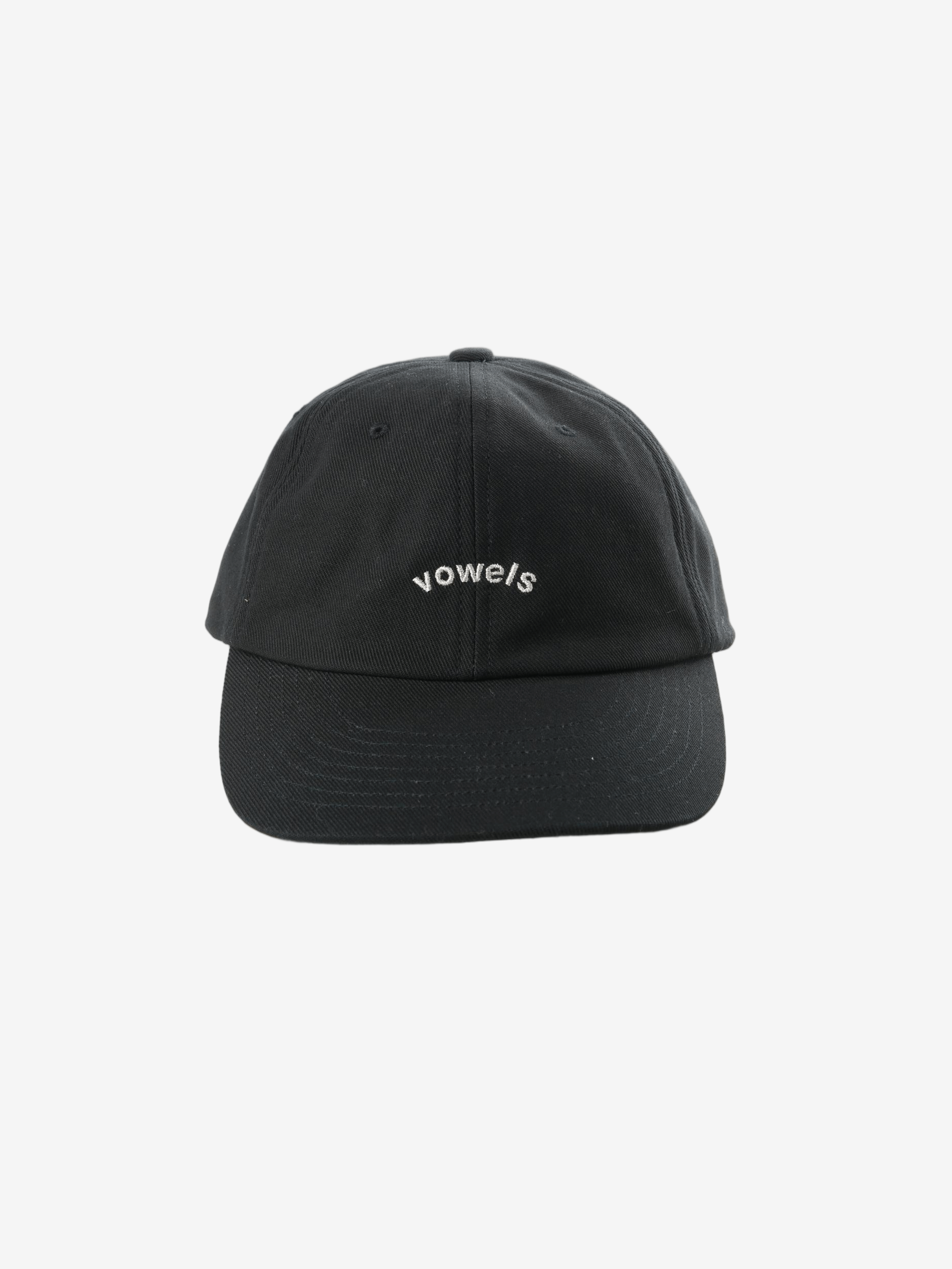 Black cap, front view