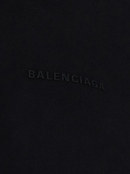Close up of Black hoodie, showing detail