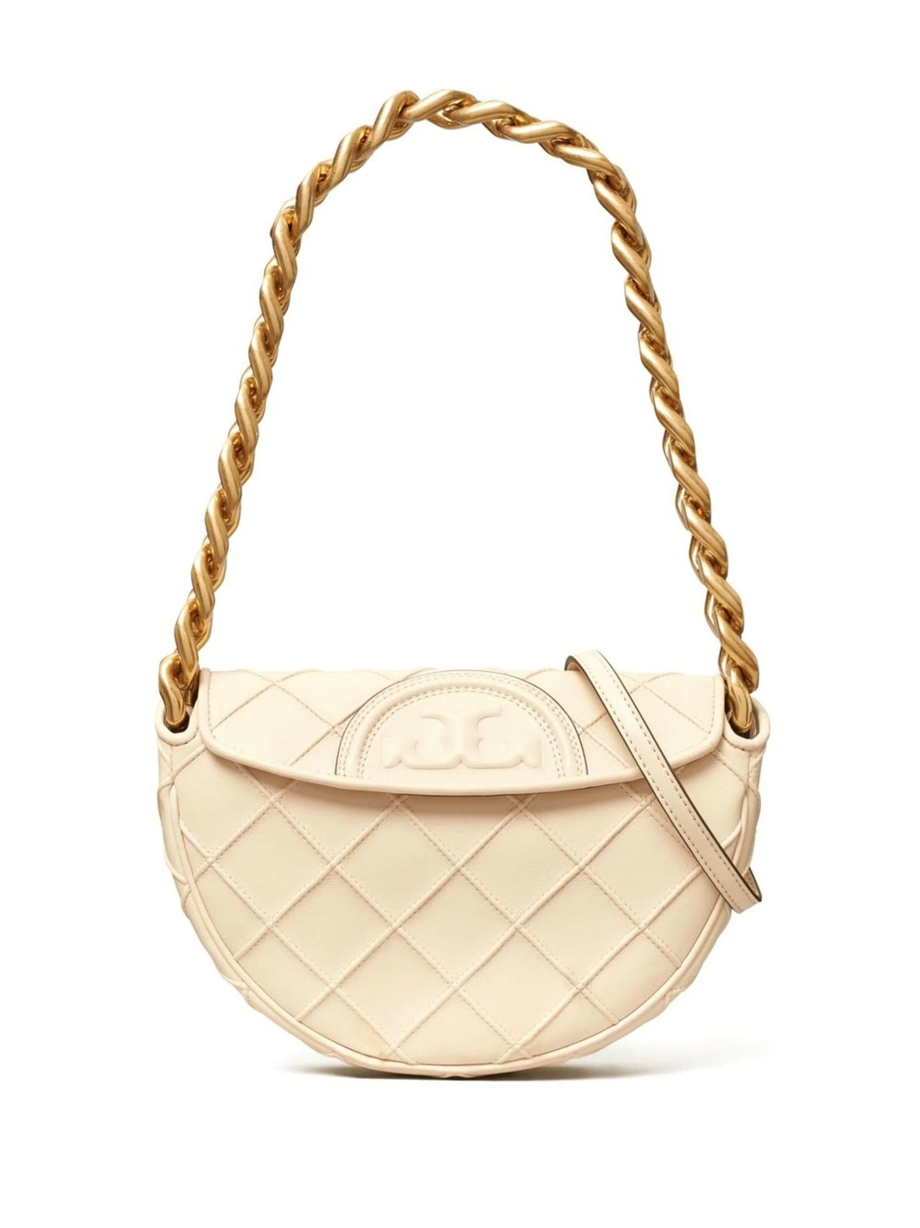 TORY BURCH - Mini Fleming Soft Crescent Bag