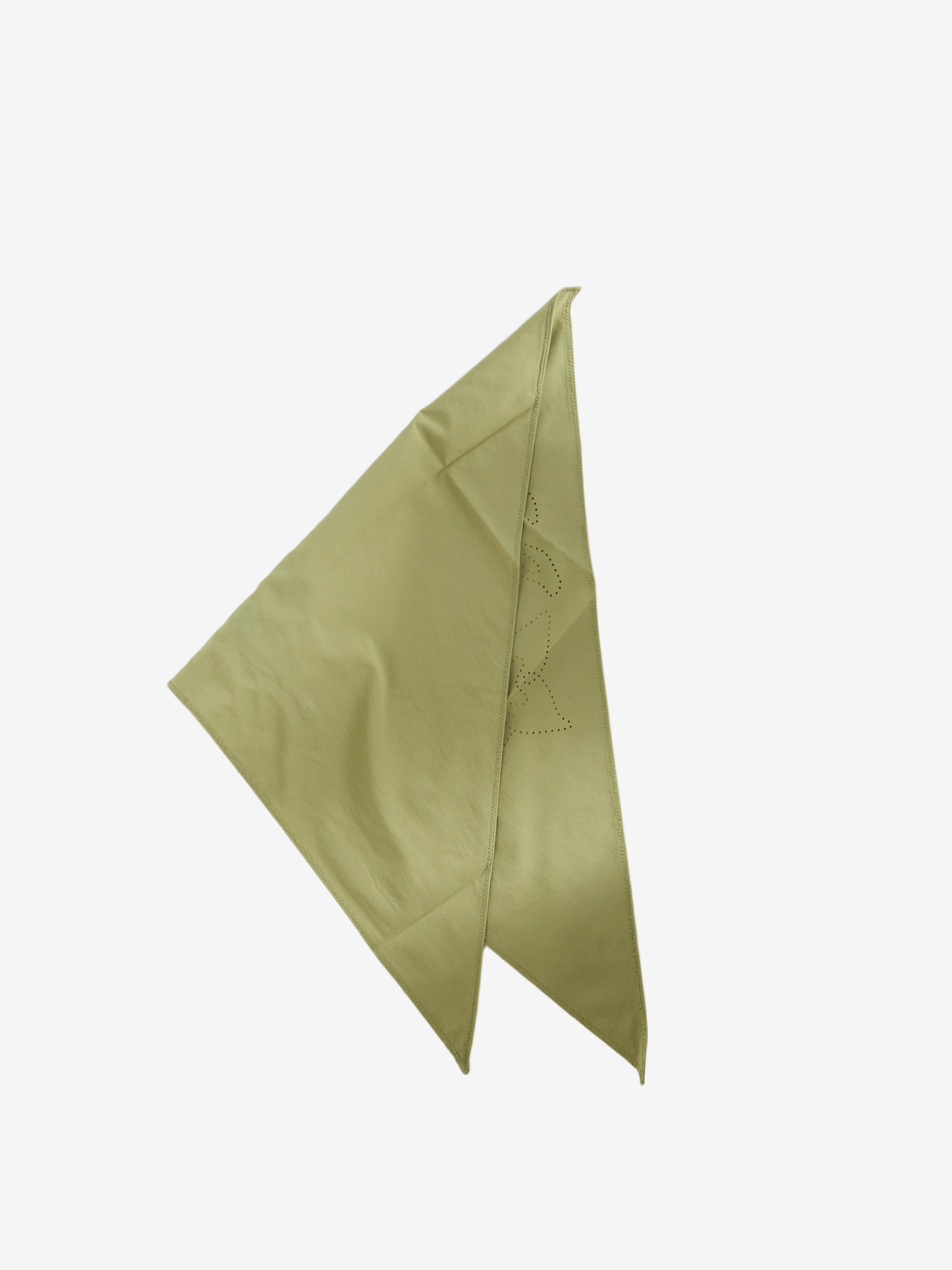Green scarf, front view