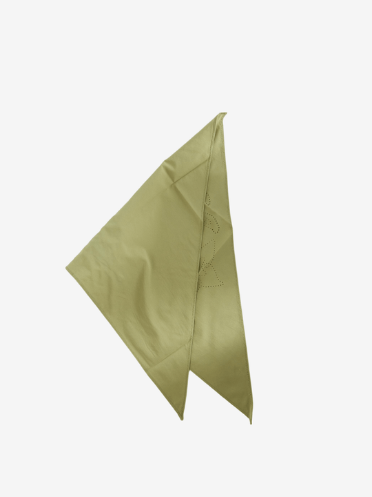 Green scarf, front view