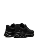 Black shoe, back view