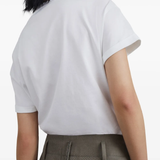 Close up of green pants, showing texture of the cotton and wool fabric