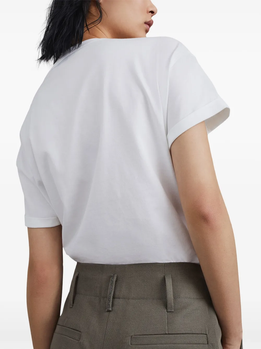 Close up of green pants, showing texture of the cotton and wool fabric