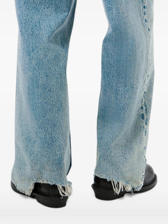 Blue jeans, full body view