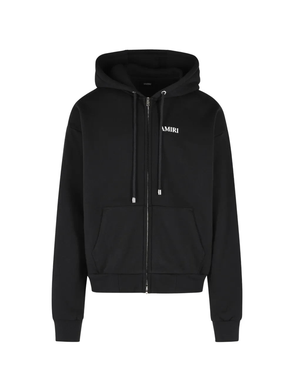Black hoodie, front view