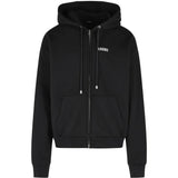 Black hoodie, front view