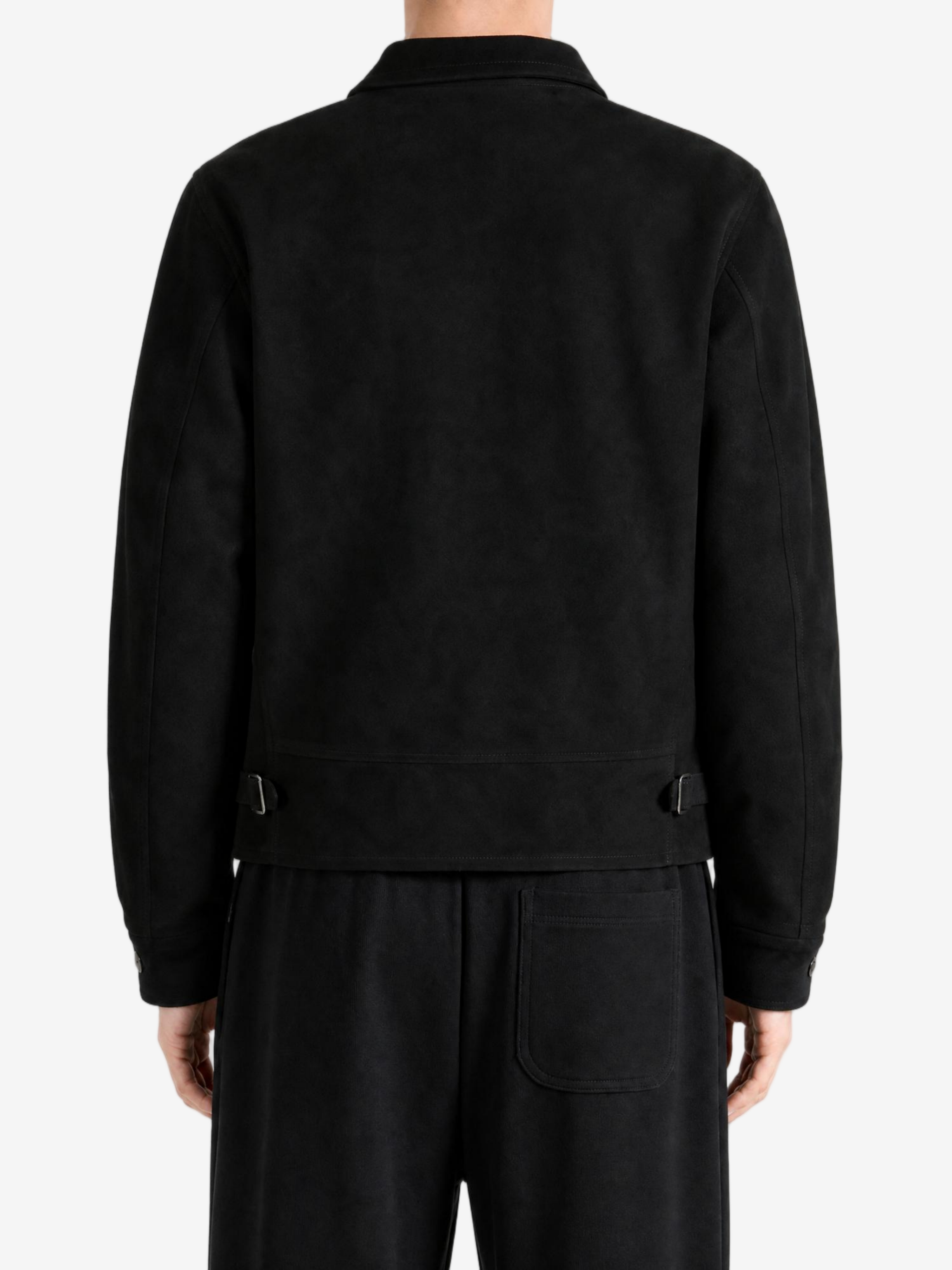 Black jacket, full body view