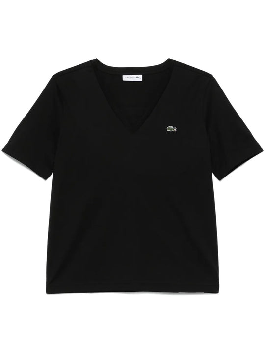 Black T-shirt, front view