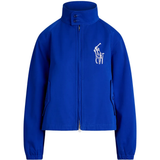 Blue jacket, front view