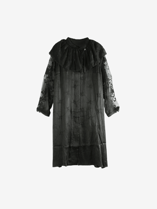 Black coats, front view