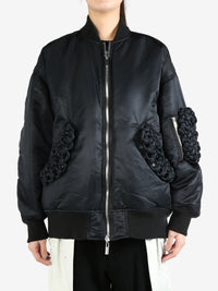 COMME DES GARCONS NOIR - Women Woven Detail Bomber Jacket