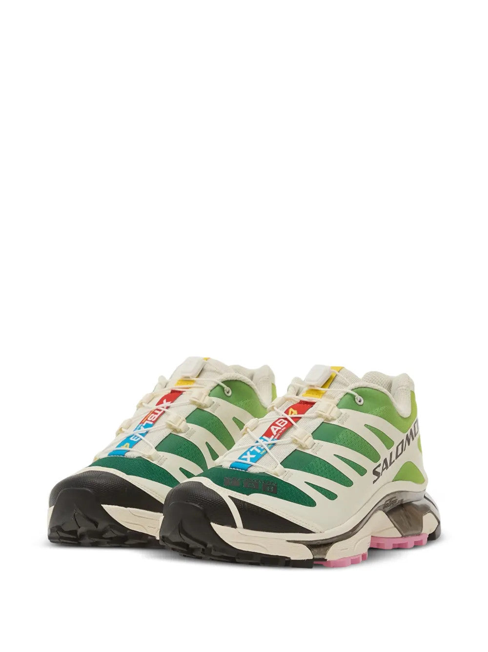 Green shoes, front view