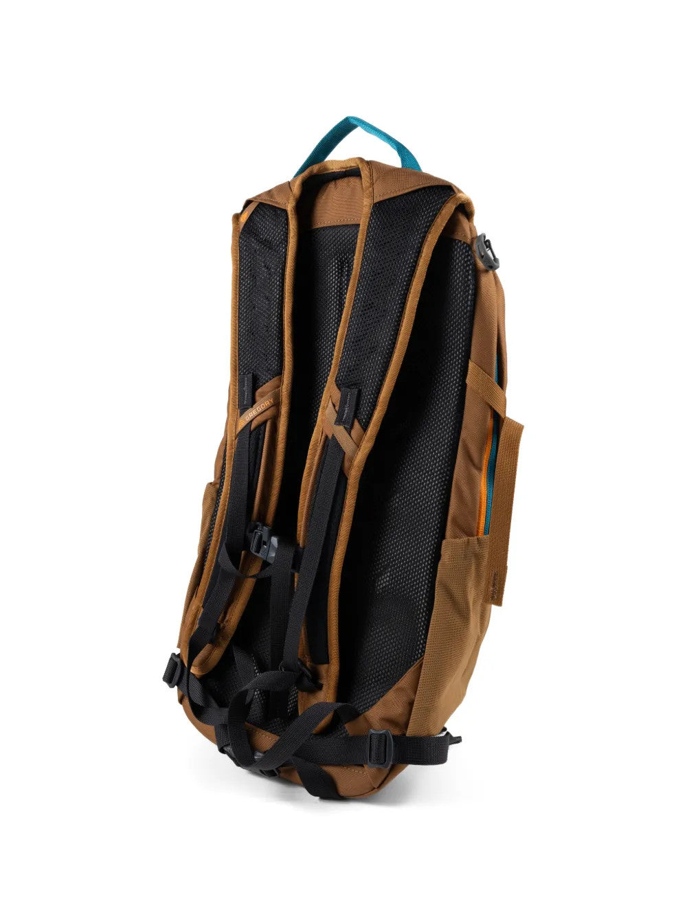 Tan bag, front view