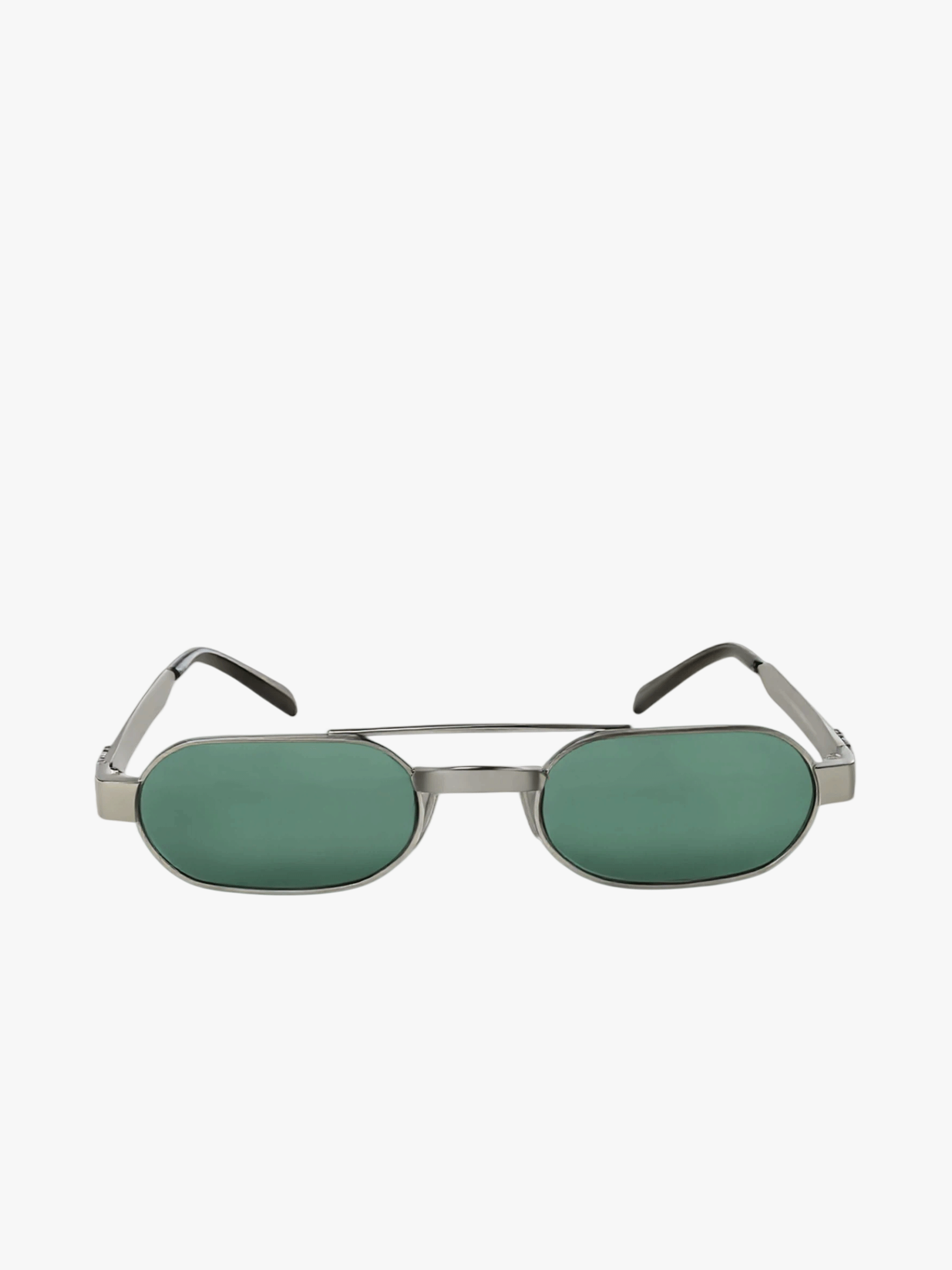 Green eyewear, front view