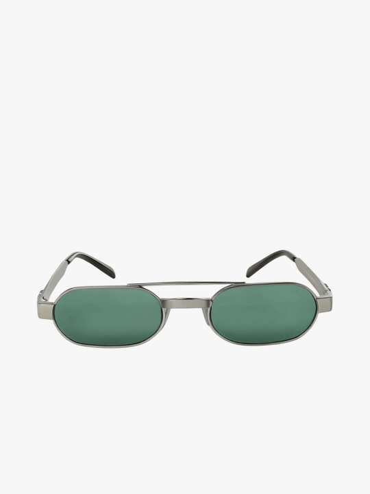 Green eyewear, front view